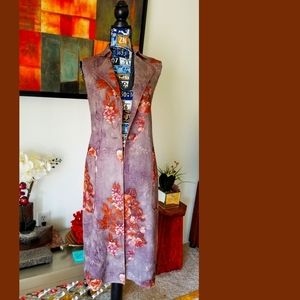 Anthropologie solitaire vest jacket rare find